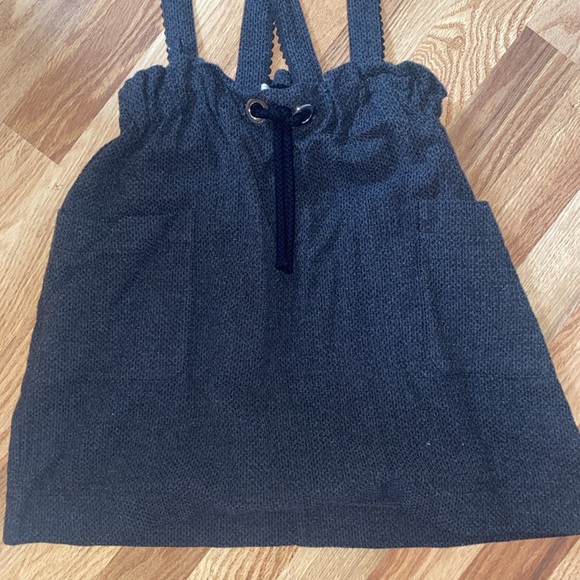 zara gray overall skirt - Picture 2 of 5